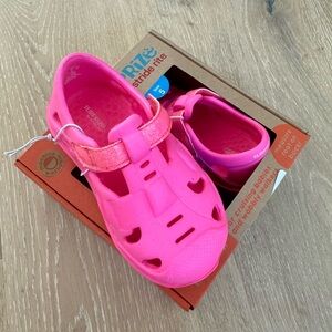 Stride Rite. Toddler size 5. Pink waterproof sandals. Velcro strap closer.